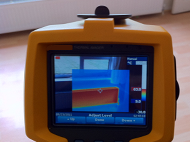 Heating leak Detection Using Thermal Imaging